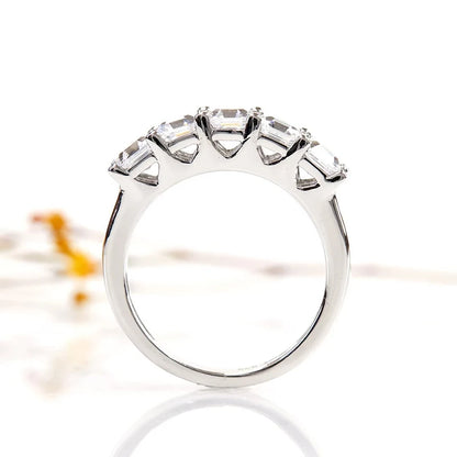 Simple Style Square Zirconia Rings Women Versatile Fashion Accessories for Engagement Women Daily Wearable Finger Jewelry