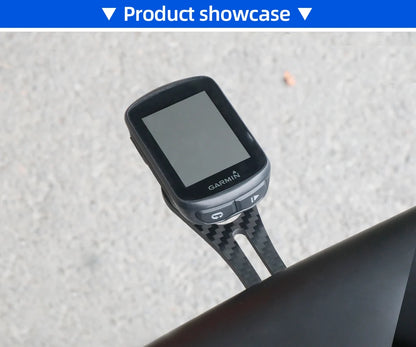 Bicycle Integrated Handlebar Computer Bracket for Garmin Bryton Wahoo Road Bike Speedometer Headlight Carbon Fiber Mount Stand