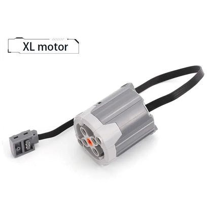 Electric Motor Set the Car Remote Control Battery Box Switch with Led Light Power Function MOC Building Blocks Cars Motor Toys