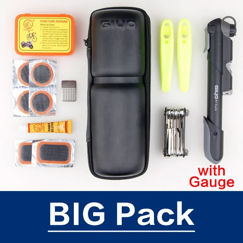 GIYO Cycling Tool Box with Tools MTB Bicycle Portable Capsule Boxes PT-08/PT-09 Apply Bottle Storage Repair Kit Bike Equipment