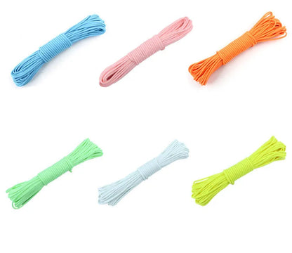 Luminous Rope 9 Strands 4mm Paracord Nylon 550 Tent Cord Glow Parachute Outdoor Bundle Lanyard Camping Survival EDC