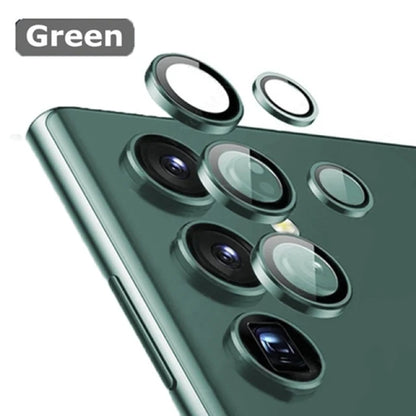For Samsung S24 S23 Ultra Camera Lens Protector Aluminum Alloy Metal Tempered Glass Camera Film For Galaxy S22 Ultra Accessories