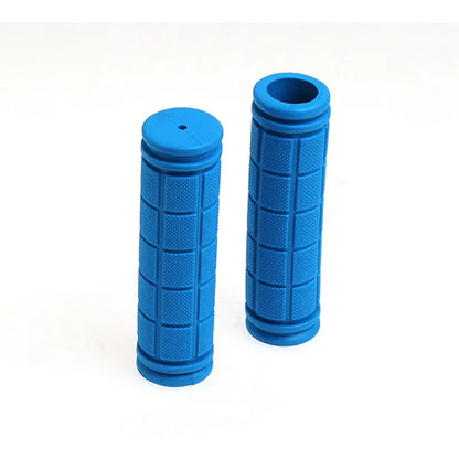 1 Pair Bike Handlebar Grips Soft Scooter Extreme Bicycle Rubber Non-slip Shockproof Mountain Folding Bike Bicycle Accessories