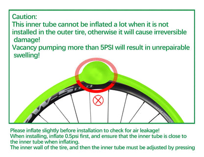Ultralight Bike Inner Tube 700c Road Bicycle TPU Inner Tube 700C x 18 23 25 28 30 32 French Valve Bike inner Tubes CYCLAMI
