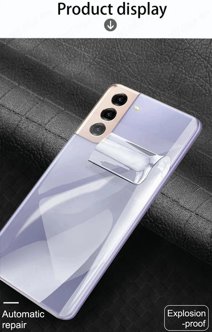 4PCS Back Hydrogel Film For Samsung Galaxy S21 S22 S23 S24 Ultra Screen Perotector Full Cover For Samsung S20 FE S23 S24 Plus