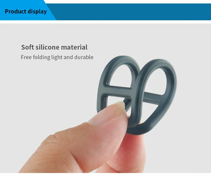 Silicone Elastic Strap Bandage Light Lamp  Driving Mirror Recorder Fixing Rubber Bicycle Headlights And Taillights Accessories