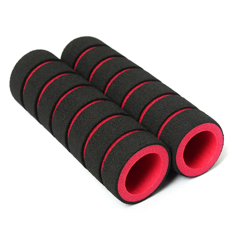 1 Pair UltraLight Anti-Slip Antiskid Soft Sponge Foam Handlebar MTB Mountain Bike Bicycle Grips Outdoor Sports Cyling Tools