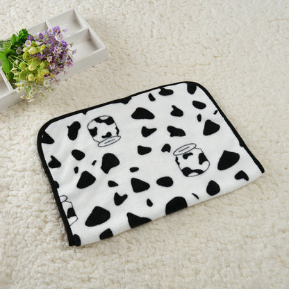 Soft Cozy Dog Bed Mat For Small Large Dogs Bone Star Avocado Print Warm Mattress Pet Cat Sleeping Blanket Puppy Travel Supplies