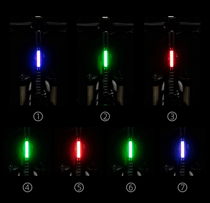 ROCKBROS Bike Tail Light Waterproof Seatpost Warning Bicycle Rear Light MTB Road LED Lamp Tailight USB Charging Cycling Light
