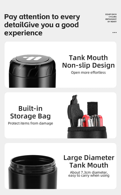 WEST BIKING Bicycle Repair Tool Storage Capsule Portable Waterproof Toolkit With Water Bottle Cage MTB Road Bike Accessories