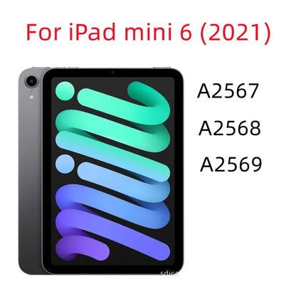 For iPad 10.2 9th 8th 7th Pro 9.7 10.5 10.9 11 Air Mini 6 5 4 3 2 1 7.9 2021 2020 2019 2018 2017 Tempered Glass Screen Protector