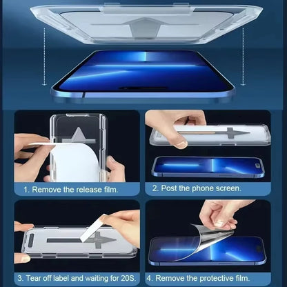 1-3Pcs One-click Installation HD Screen Protector For Samsung S25 S24 Ultra S23 Plus S22 S20 FE A15 A35 A34 A33 A55 A54 A53 A52