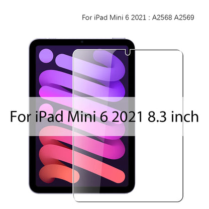Screen Protector For iPad Pro 13 11 M4 M2 2024 12.9 10th Tempered Glass For iPad Air 5 4 3 9th 8th 7th Generation Mini 7 6 Film