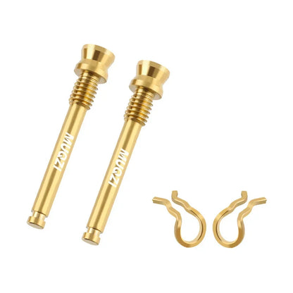 MUQZI 2pcs Disc Brakes Caliper Titanium Alloy M4 Fixing Bolts Bicycle Disc Brake Pad Ultralight Mount Screws Cycling Accessories