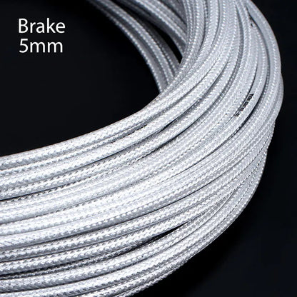 3m 5mm MTB Road Bike Bicycle Brake Derailleur Cable Weaving Line Pipe Housing Tube Variable Speed Shifting Brake Wire housing