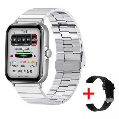 2024 2.01'' Smart Watch Bluetooth Call Play Music Smartwatch Fitness Sport Waterproof Watches for Men Women iPhone Android
