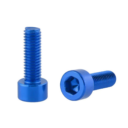 2pcs Bicycle Bottle Cage Screw M5 Aluminum Alloy Cycling Water Bottle Holder Bolts Hex Socket Fixing Screw MTB Bike Accessories