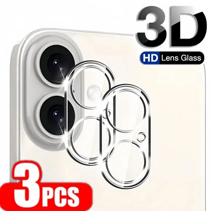 3PCS Camera Lens Glass For iPhone 16 Pro Max 16 Plus 15pro HD Clear Lens Protective Glass For iPhone 16pro