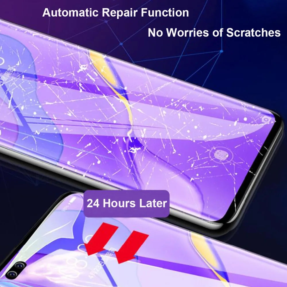 2 Pack Front Hydrogel Film for Galaxy S25 Ultra S21 S22 S23 S24 Ultra S20 Plus Note 20 Ultra Note 10 Plus Screen Protector