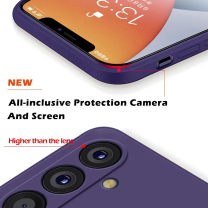 For Samsung A55 A54 5G Case Liquid Silicone Phone Cases For Samsung Galaxy A55 A54 A 55 5G S24 Ultra Plus Back Soft Cover
