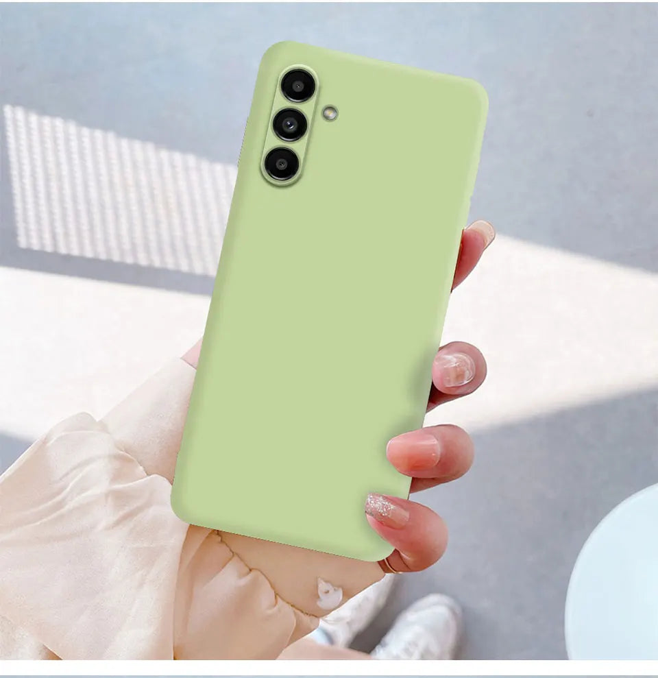 Liquid Silicone Protective Case For Samsung Galaxy A15 A25 A35 A55 A22 A32 A52 A13 A23 A33 A53 A14 A24 A34 A54 4G 5G Cover Cases