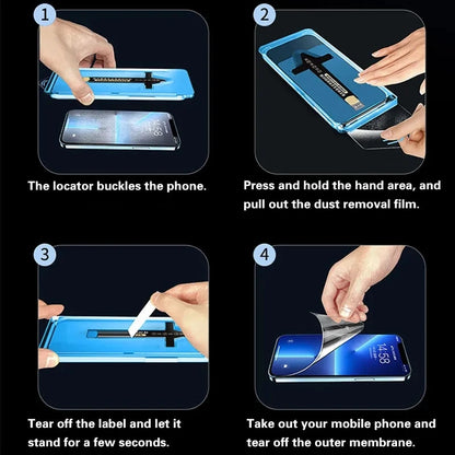 1/2PCS Premium Tempered Glass For iPhone 16 Pro Max Dust Free Screen Protector for iPhone 14 15 Pro Max 15+ 16 Plus 16 Pro Glass