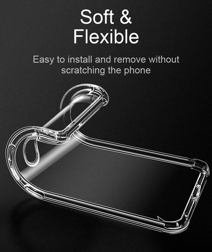 Luxury Silicone Case For Samsung Galaxy S25 S24 S20 FE S10 S9 S8 Plus S10E Note 8 9 10 Lite Transparent Soft Shockproof Case
