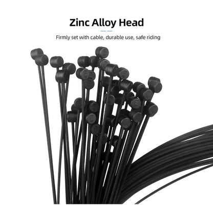 Bicycle PTFE Coated Stainless Steel Core Wire MTB Road Bicycle Zinc Coated Carbon Steel Wire W/ Cap Universal Shift Line DIY Kit