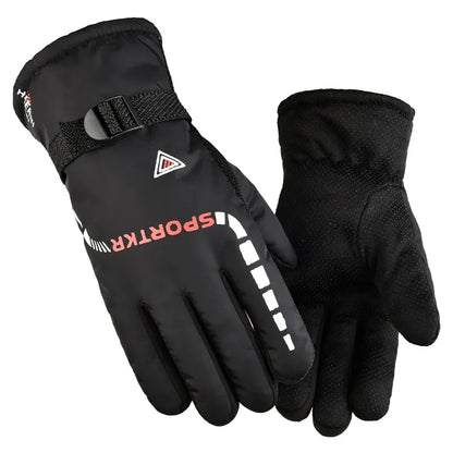 Outdoor Driving Sport Gloves Windproof Waterproof Thermal Gloves For Men Women Touchscreen Full Finger Glove