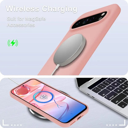 Fashion Liquid Silicone Case for Google Pixel 9 Pro XL 8A 7A 6A 5A Soft Skin Feeling TPU Cover for Google 6 7 8 9 Pro 8Pro 7Pro