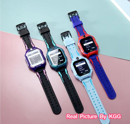 2G Smart Watch Kids LBS SOS Phone Watch IP67 Waterproof Remote Photo Voice Chat Smartwatch Compatible For Ios Android Child Gift