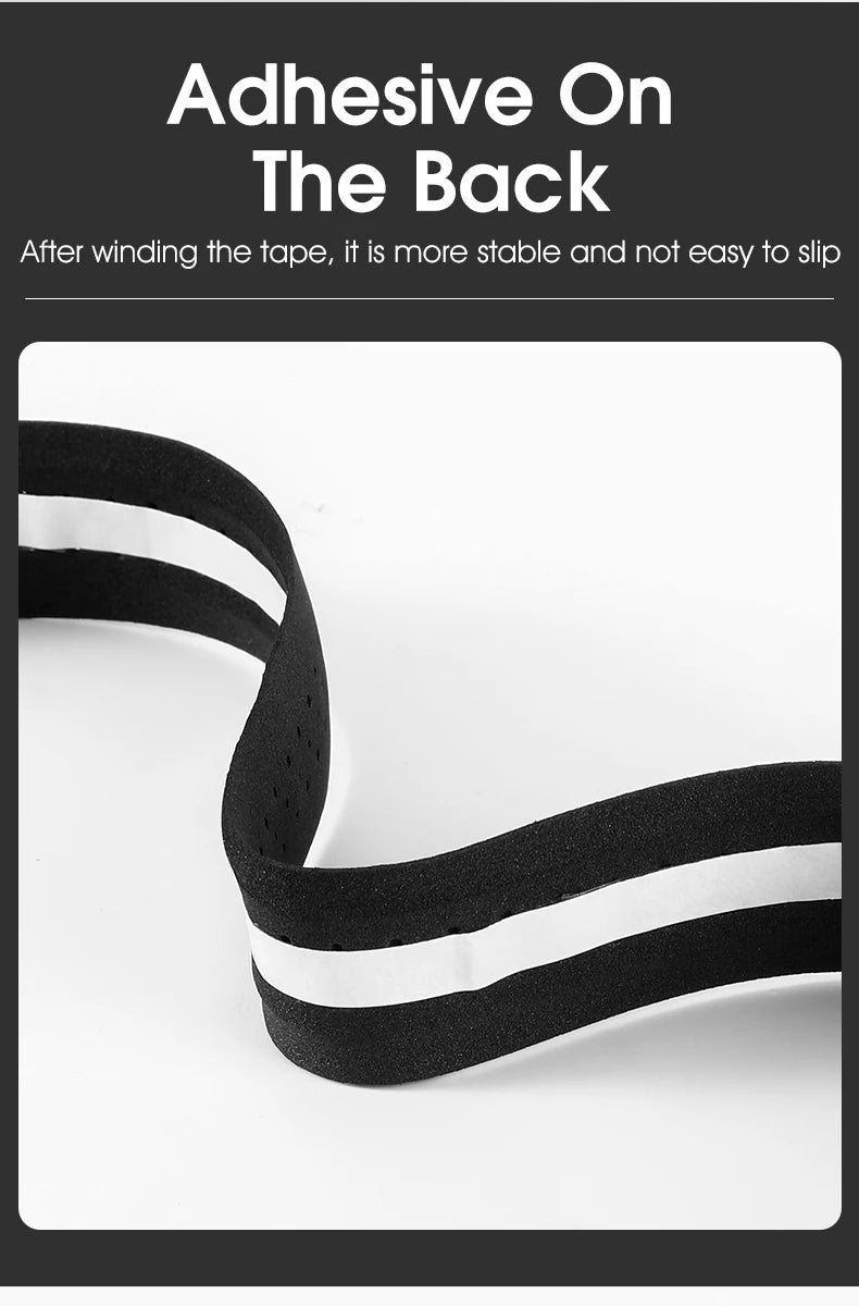 WEST BIKING Bicycle Handlebar Tape EVA PU Bar Tape Soft Cycling Damping With 2 Bar Plug Road Bicycle Anti-slip Shock straps