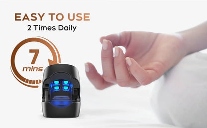 Nail Fungus Treatment LED Laser Device for Cleaning Onychomycosis USB Charge 905nm Infrared Light 470nm Blue Light Nail Salon