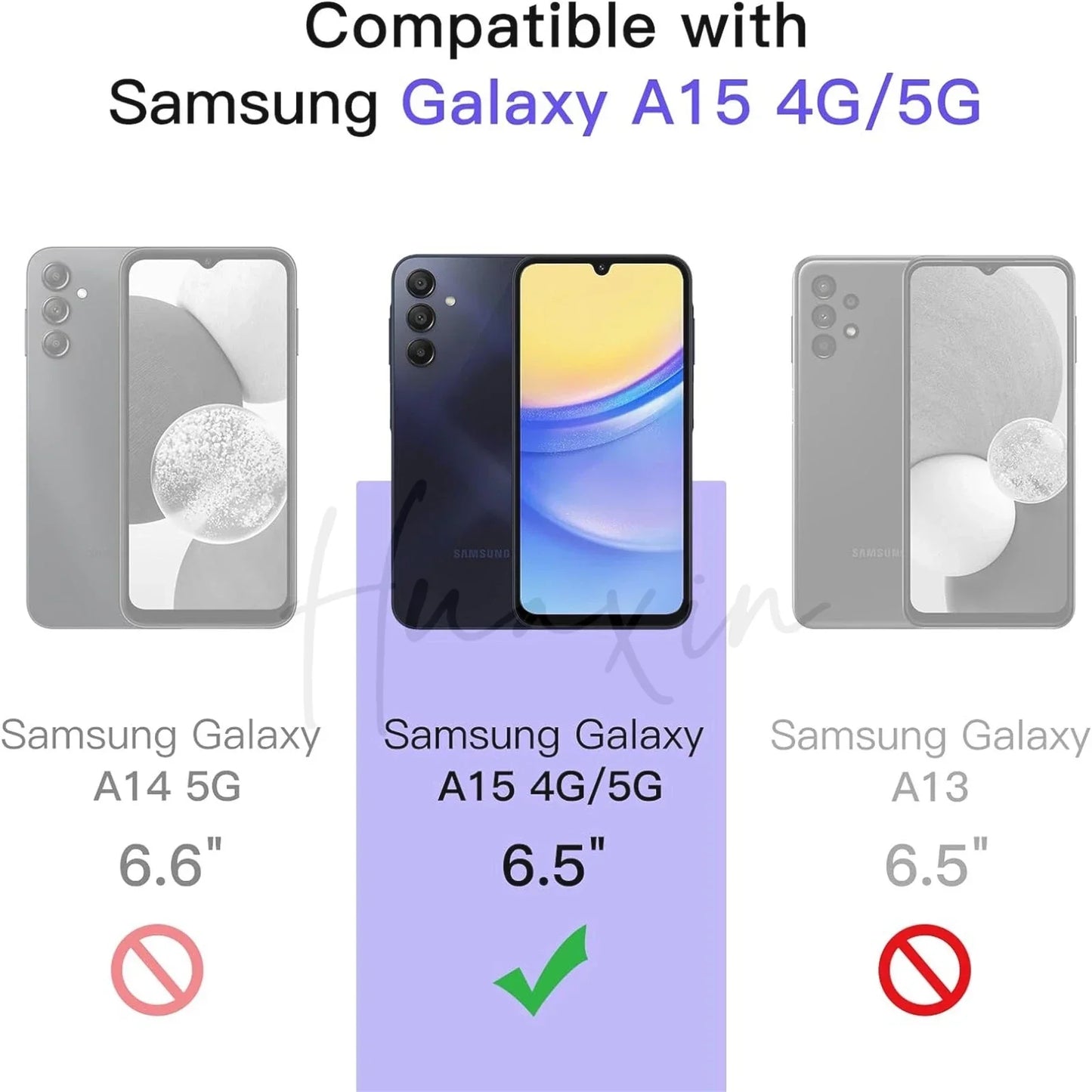 99D tempered glass screen protector for Samsung Galaxy A15 5G A15 4G, 1 to 4PCs