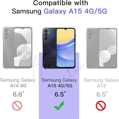 99D tempered glass screen protector for Samsung Galaxy A15 5G A15 4G, 1 to 4PCs