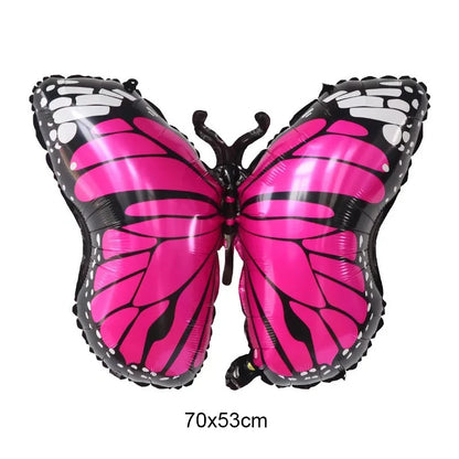 Large Butterfly Aluminum Foil Balloons Butterfly Helium Air Globos Birthday Party Decorations Baby Shower Kids Toy Photo Props
