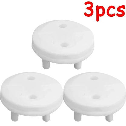 White Electrical Safety Socket Protective Cover Baby Care Safe Guard Protection Children Anti Electric Shock Rotate Protectors