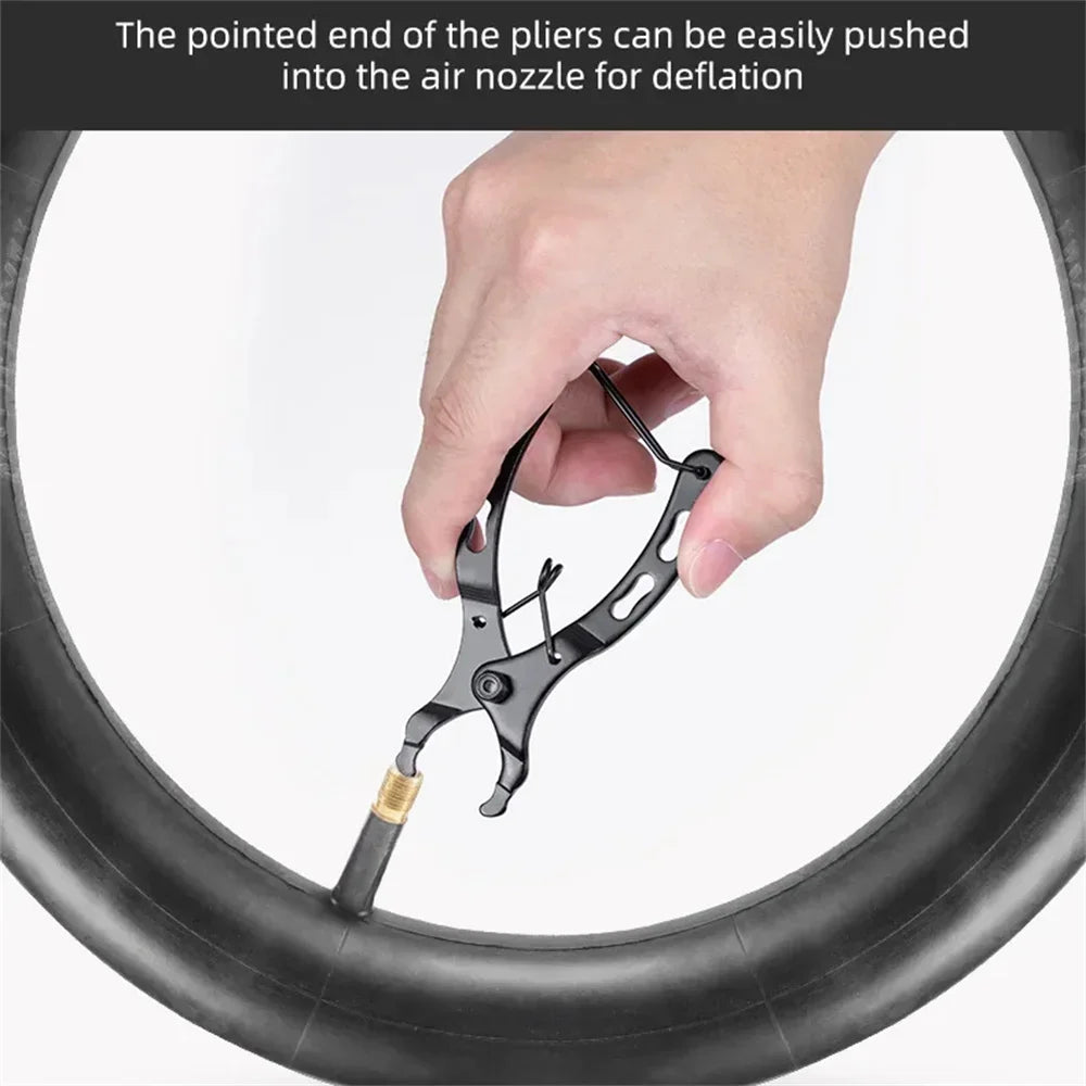 Bicycle Chain Link Pliers Repair Tool Potable MTB Chain Squeeze Plier Mini Bike Magic Buckle Quick Link Tool Bicycle Accessory