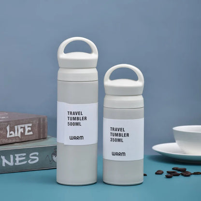 New 350ml 480ml Steel Water Thermos Cup Cute Tumbler Portable Insulated Vacuum Flask