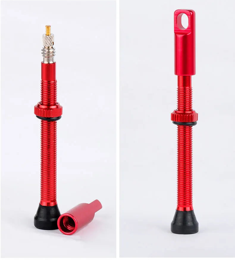 Deemount 2 in 1 Presta Caps F/V Valve Core Overhaul Install Tool CNC Anodized Alloy Light Weight Bicycle Valve Nipple 10/4/2PCS