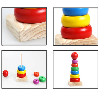 Clearance_Montessori 3D Wooden Puzzles for Kids Baby Early Learning Games Educational Wooden Toys For Children Birthday Gifts_Co