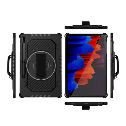Funda Tablet Cover for Samsung Galaxy Tab S7 S8 S9 11inch Rotation Stand Case for Galaxy Tab S7FE S7+ S8+ S9Plus 12.4inch Case