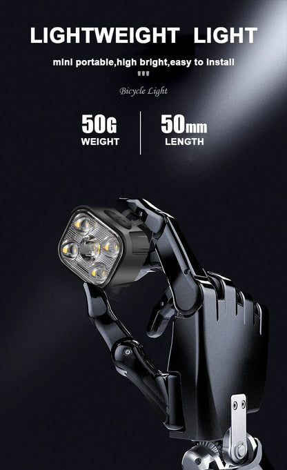 Bicycle Lights High Bright Cycling Lamp Front and Rear USB Rechargeable MTB Bike Headlight Taillight Waterproof Lantern Lighting