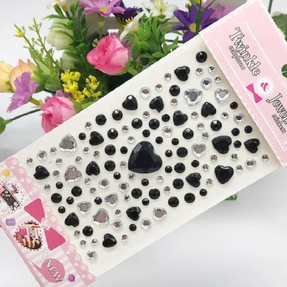 Glitter Face Stickers for Children Rhinestones for Eyes Face Diamonds Bright Stickers Festival Makeup Jewels Stickers ZS006