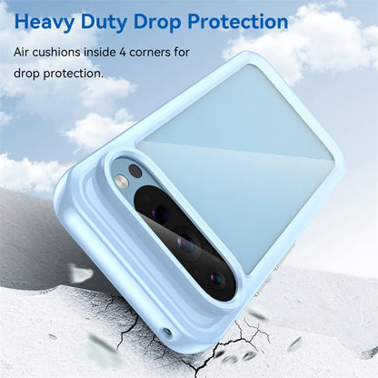 Fashion Transparent Acrylic Case For Google Pixel 9 8 7 Pro 8 7 A Colorful Hard Clear Shockproof Thin Cover For Pixel 9 Pro XL