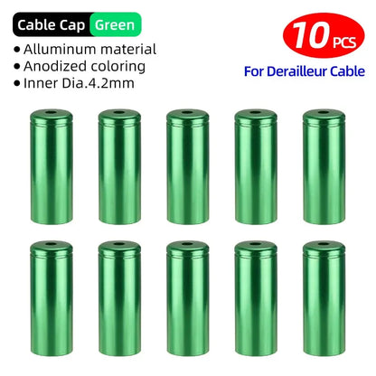 5mm Alloy Bicycle Brake Cable End Cap Housing Ferrules 4mm MTB Road Bike Derailleur Shifter Line End Crimps