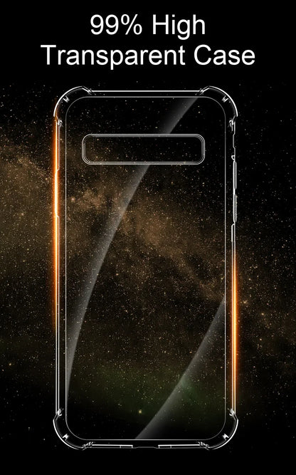 Luxury Silicone Case For Samsung Galaxy S25 S24 S20 FE S10 S9 S8 Plus S10E Note 8 9 10 Lite Transparent Soft Shockproof Case