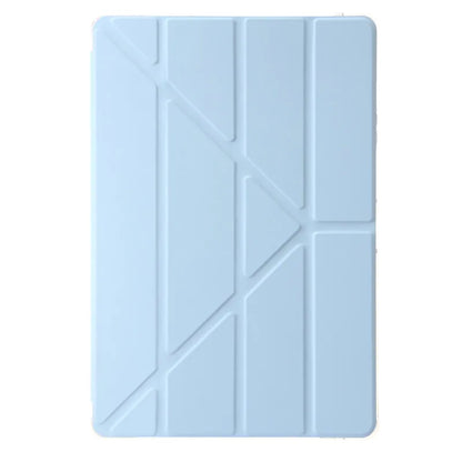 For Samsung Tab S9 Plus Case 12.4" Acrylic Clear Hard Back Stand Smart Cover For Galaxy Tab S9 FE S10 Plus Case With Pen Holder