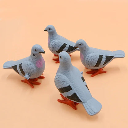 Kids Clockwork Toy Jumping Pigeon Simulation Animal Cute Winding Will Jump Baby Toys 2-4 Years Old Gift