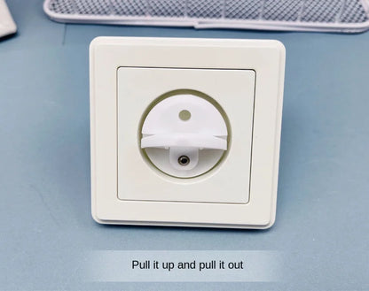 White Electrical Safety Socket Protective Cover Baby Care Safety Guard Protection Children Anti Electric Shock Rotate Protectors